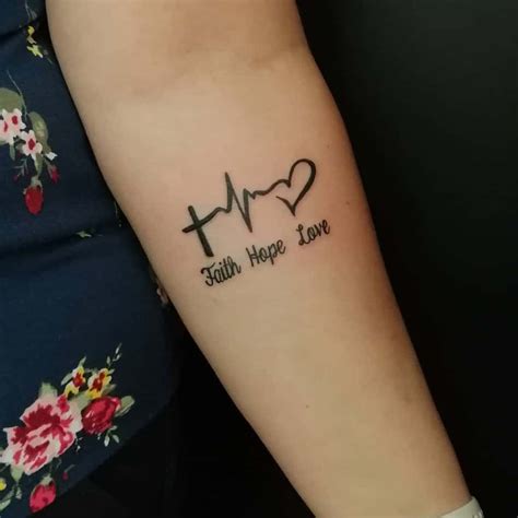 faith hope love tattoos|More.